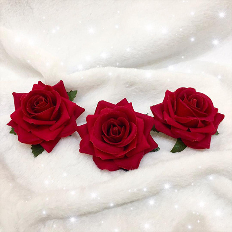 گل مصنوعی مدل رز کد 401 بسته 3 عددی