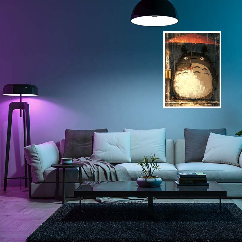 پوستر کارنيکا طرح همسایه من توتورو My Neighbor Totoro کد 58599 مجموعه 8 عددی