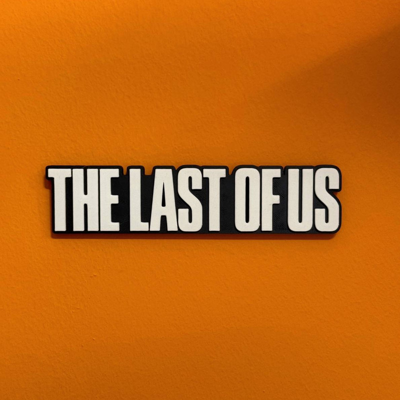 دیوارکوب طرح اسامی بازی ها و سریال های معروف دنیا THE LAST OF US