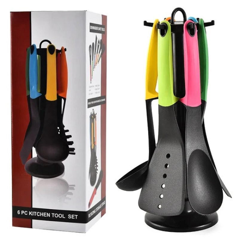 سرویس کفگیر و ملاقه 6 پارچه مدل PC KITCHEN TOOL SET
