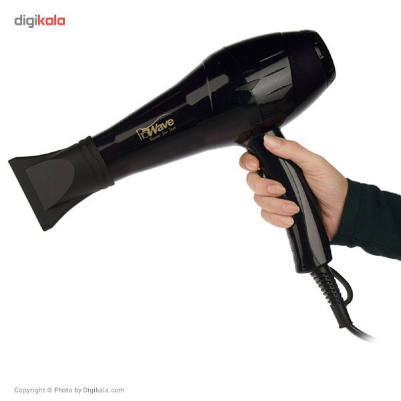 سشوار حرفه‌ای 2400 وات پروویو مدل PW-3113، موتور AC، وزن 700 گرم، المنت فلز، دارای سری دیسپانسر، متمرکز‌کننده باریک، متمرکز‌کننده پهن با ویژگی فرکنندگی، صاف‌کنندگی، حجم‌دهندگی، با قابلیت باد سرد