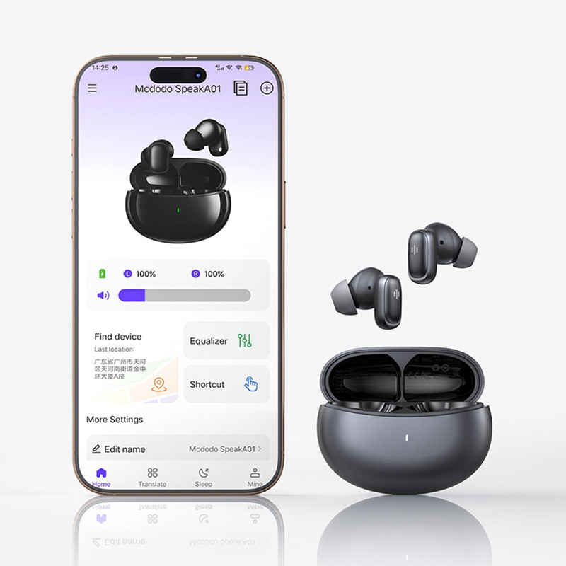 هدفون بلوتوثی مک دودو مدل Earbuds AI Translator HP-8220