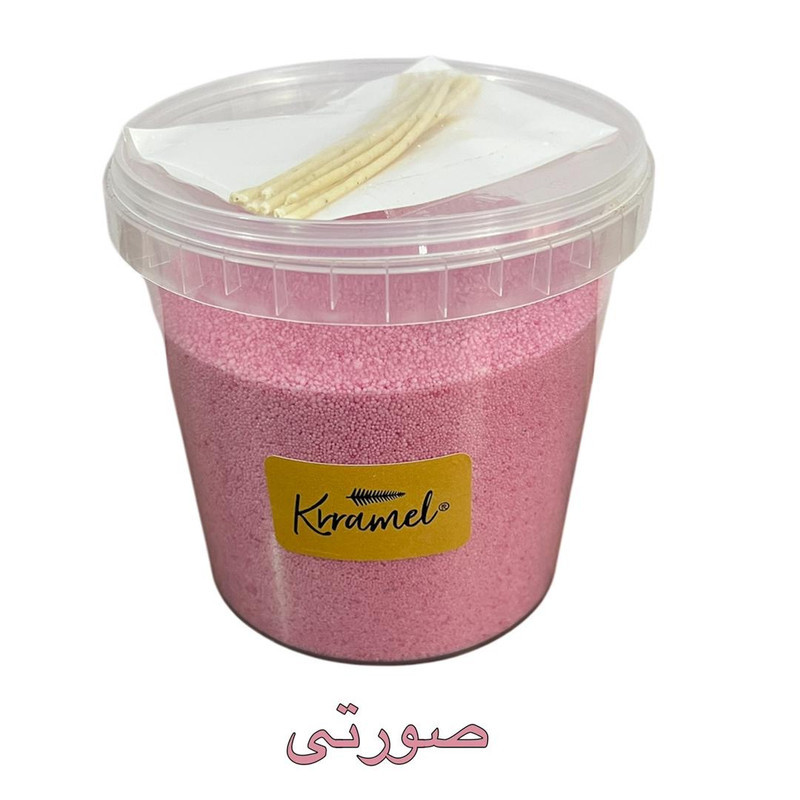 شمع کارامل مدل پودری