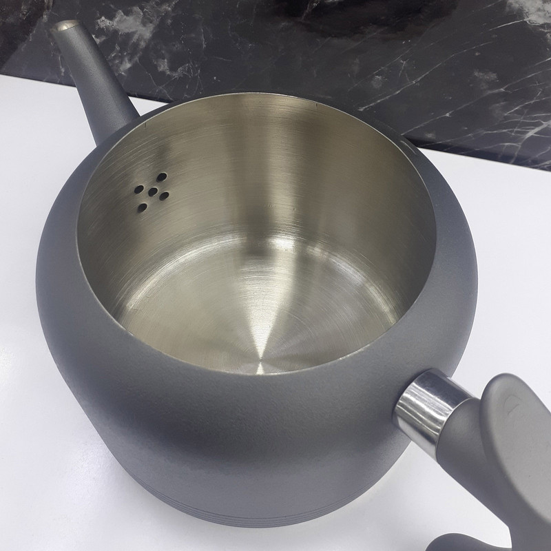 ست کتری و قوری نزاز مدل لوله دار طرح رنگی