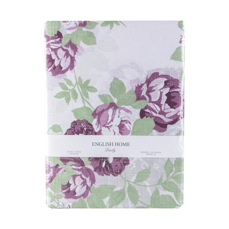 روکش لحاف پنبه انگلیش هوم مدل Rose Luster یک نفره سایز 220x160 سانتی‌متر