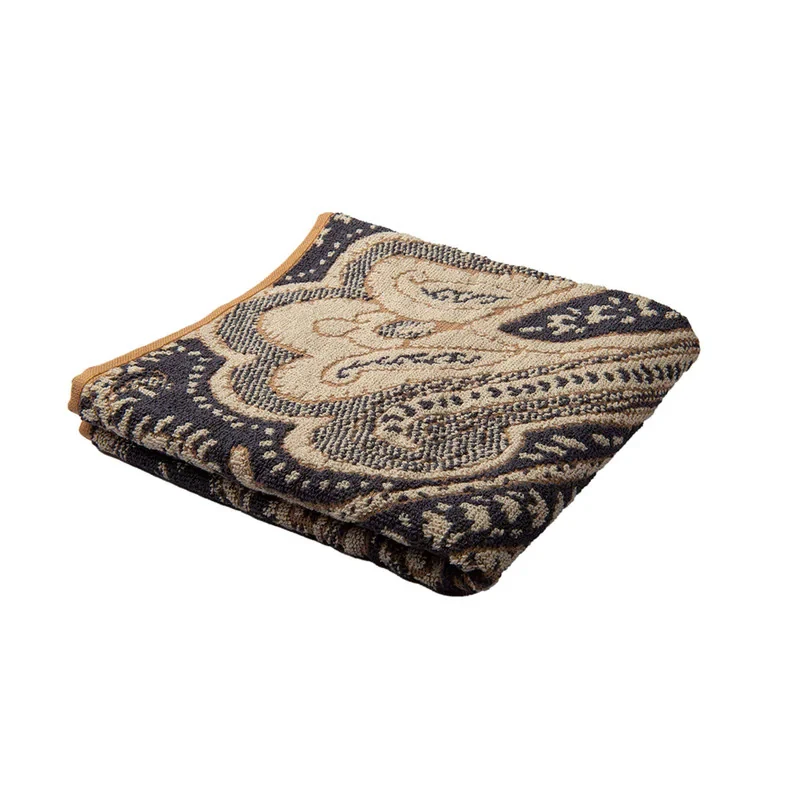 حوله دستی تاچ مدل ژاکارد فلاور یونانی سایز 80x40