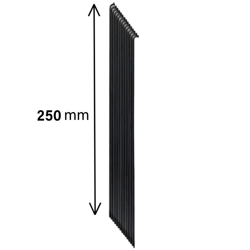 پره دوچرخه اوکی مدل 250mm  بسته 144 عددی