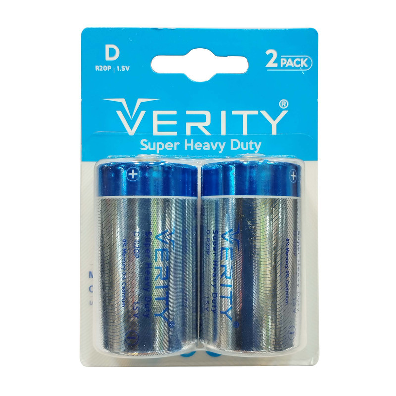 باتری D وریتی مدل Super Heavy Duty بسته 12 عددی