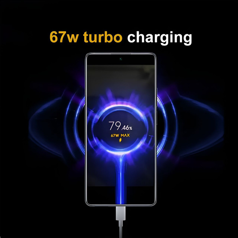 شارژر دیواری 67 وات مدل MDY-12-UAE به همراه کابل USB-C