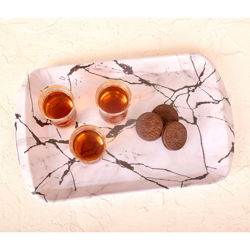 سینی دسته دار مهروز مدل A-1002 سایز 20×30 سانتی متر