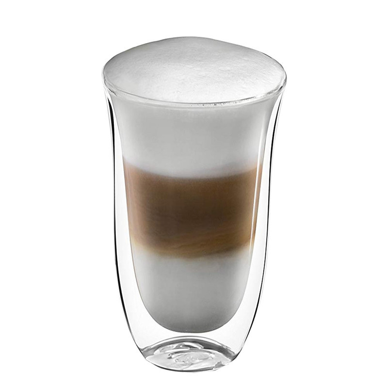 فنجان دلونگی مدل دوجداره  Latte Macchiato کد DLSC312 مجموعه 2 عددی