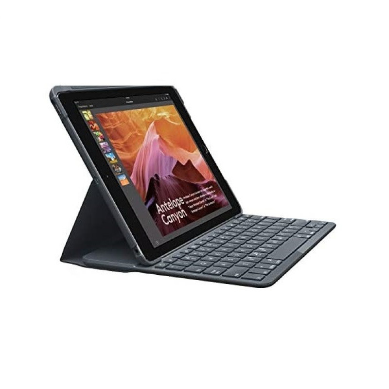 کیبورد تبلت لاجیتک مدل Slim Folio مناسب برای تبلت اپل iPad 5  6