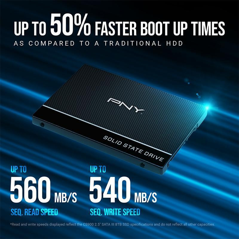 اس اس دی اینترنال SATA III پی ان وای مدل CS900 ظرفیت 250 گیگابایت