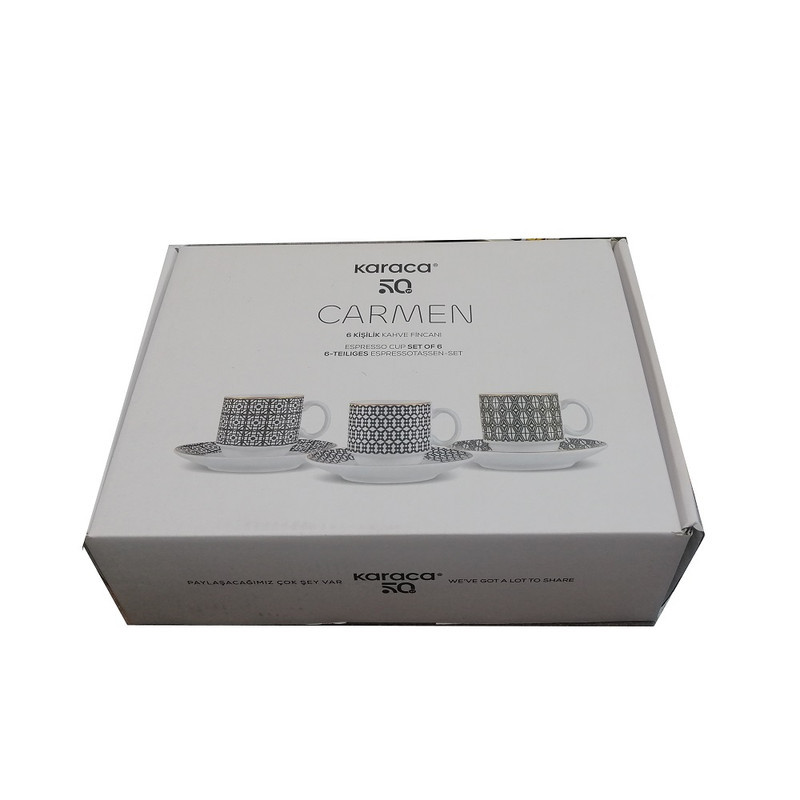 سرویس قهوه خوری 12 پارچه کاراجا مدل CARMEN