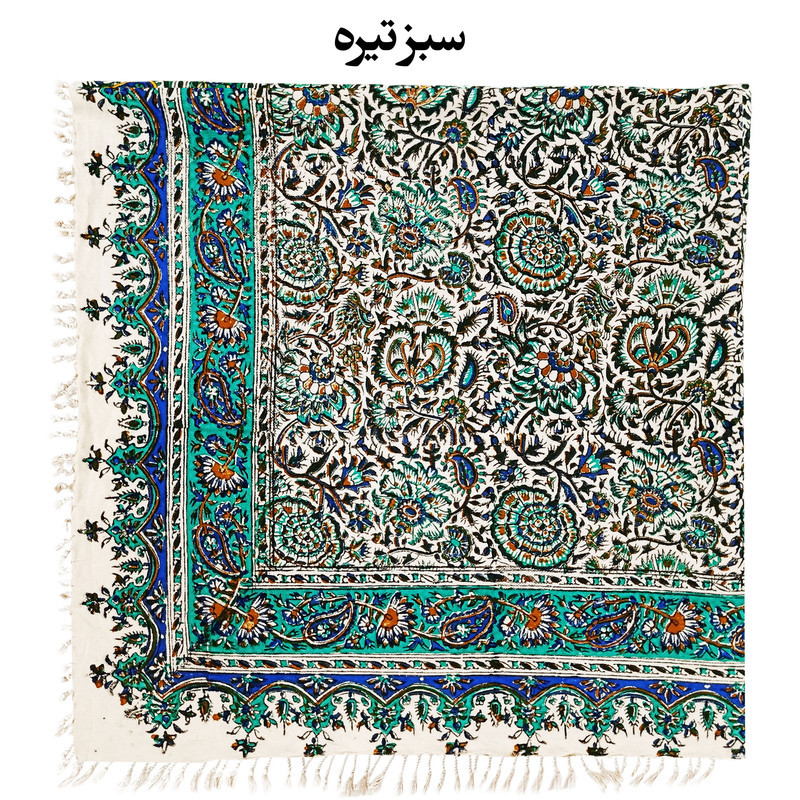 رومیزی قلمکار مدل گل دار