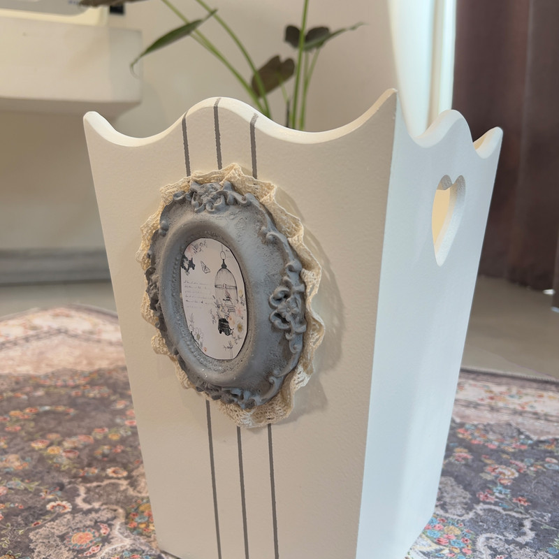 ست سطل و جای دستمال طرح دوژان مدل خطی