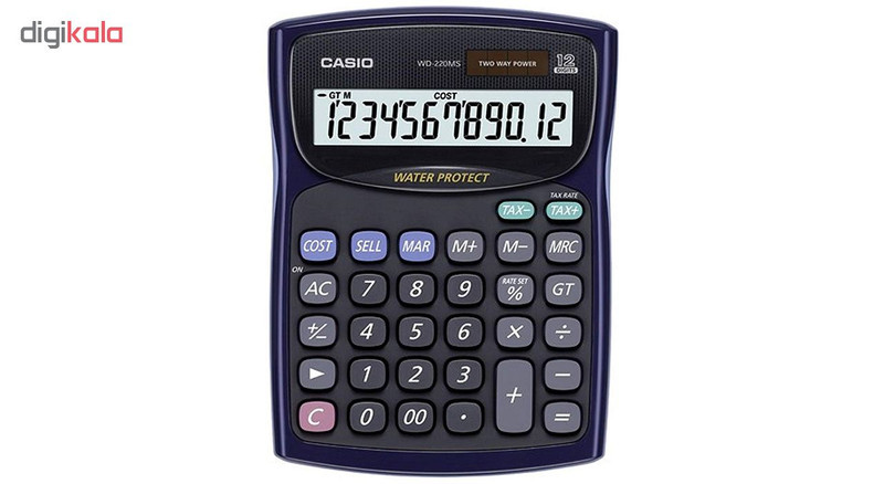 ماشین حساب کاسیو مدل WD-220MS