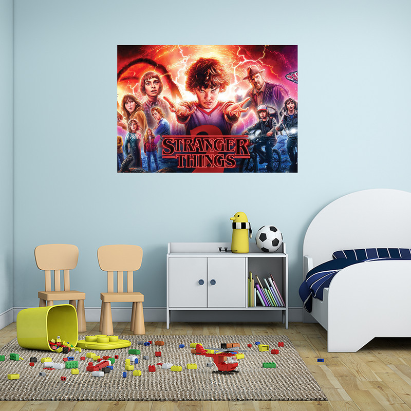 پوستر طرح چیزهای عجیب کد 1417 -Stranger Things