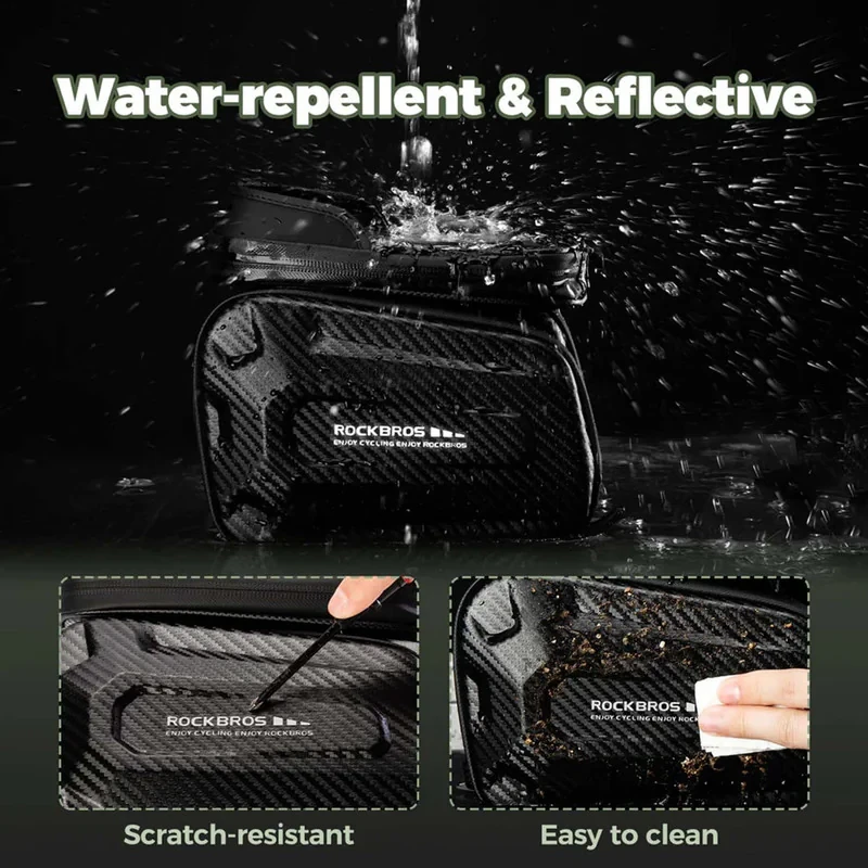 کیف تنه دوچرخه راک براس مدل waterproof کد 2046