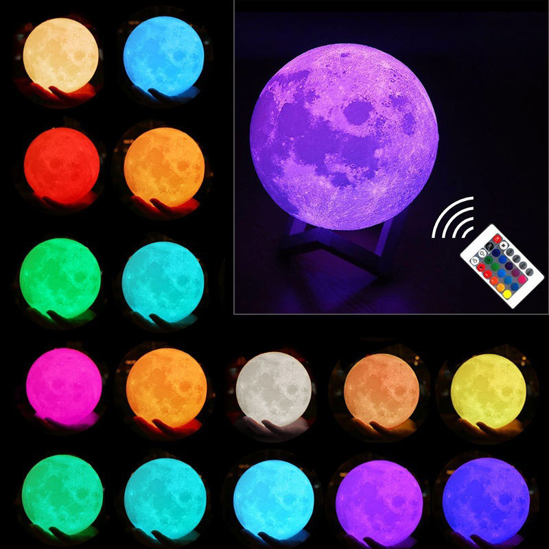 چراغ خواب مدل MOON LIGHT 3D