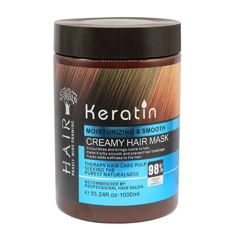 ماسک مو هر مدل Keratin حجم 1000 میلی لیتر