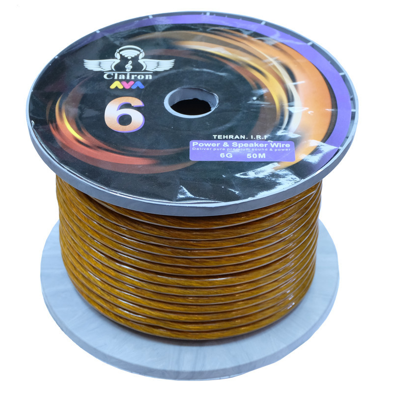 کابل آمپلی فایر خودرو کلاریون مدل CL-6G طول 50 متر