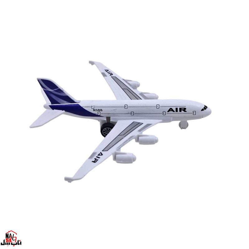 هواپیما بازی ناب سل مدل فلزی عقب کش AIR A588NAAB001