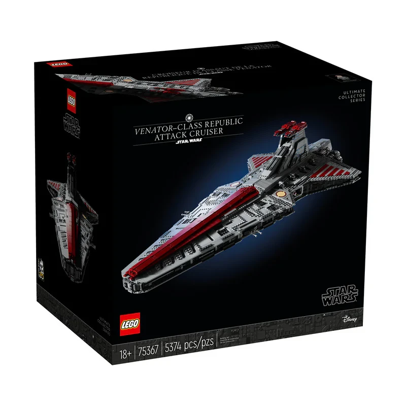 لگو 5374 تکه سری Star Wars مدل Venator-Class Republic Attack Cruiser کد 75367