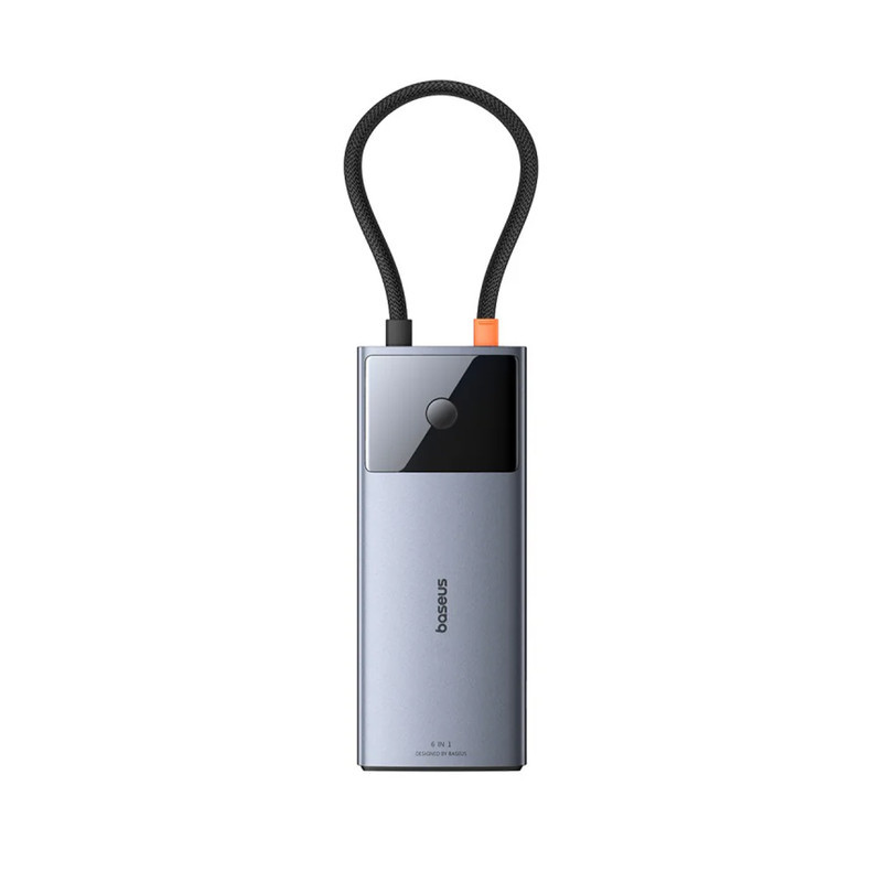هاب 6 پورت USB-C باسئوس مدل Metal Gleam Series 2