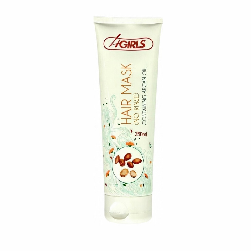 ماسک مو ترمیم کننده و صاف کننده 4گرلز مدل Containing مناسب برای موی انواع مو حجم 250 میلی لیتر