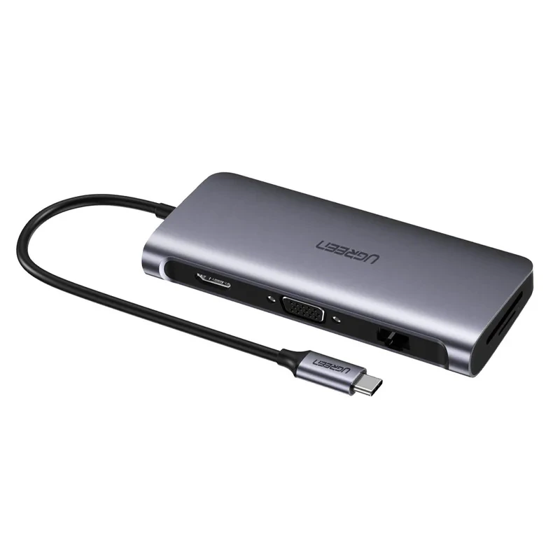 مبدل USB-C به HDMIVGAUSBLANUSB-C یوگرین مدل 40873