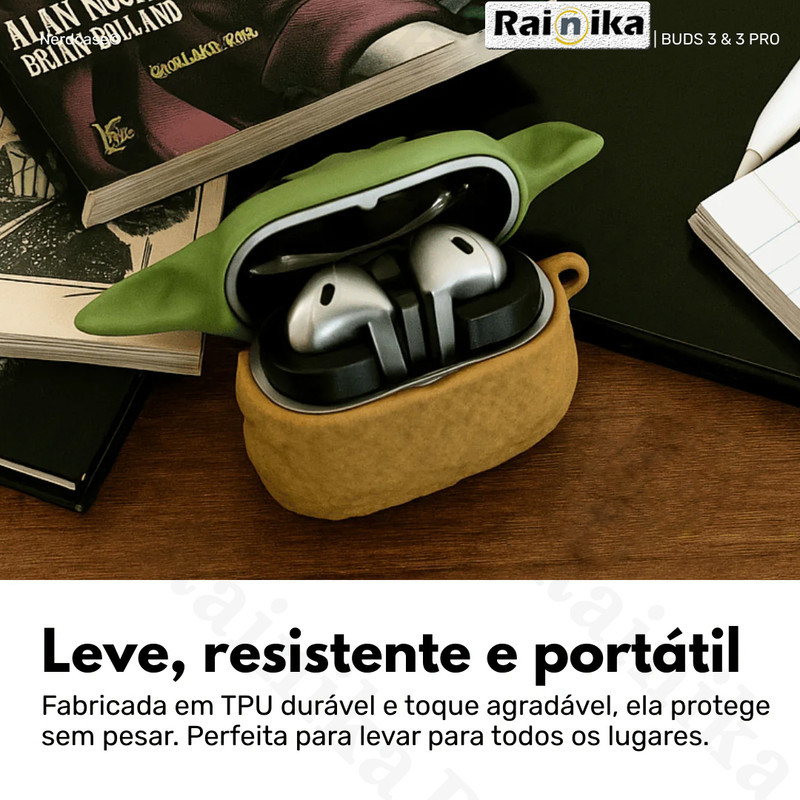 کاور رینیکا مدل Galaxy 3Pro Uda مناسب برای کیس هدفون سامسونگ Galaxy Buds 3  Buds 3 Pro (2024)  Buds 3 Fe (2025)