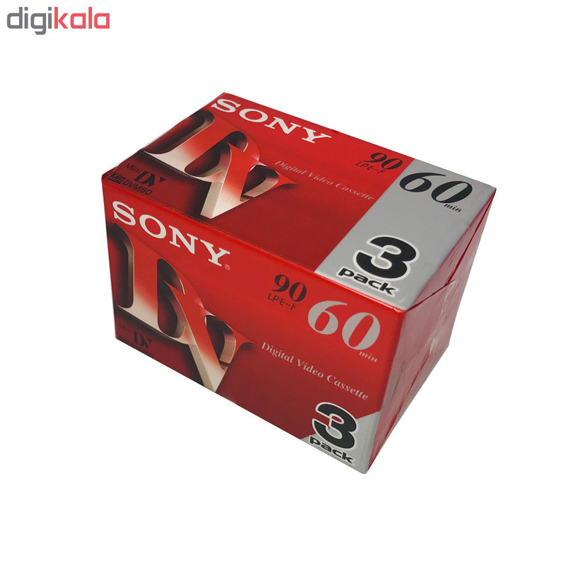 فیلم mini DV سونی مدل 3DVM60R بسته 3 عددی