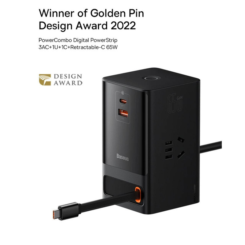 شارژر رومیزی باسئوس مدل PSLR000001 به همراه کابل USB-C