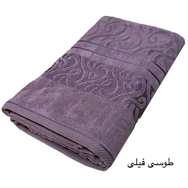 حوله حمام هنرمند مدل سلطنتی سایز 100x165 سانتی متر
