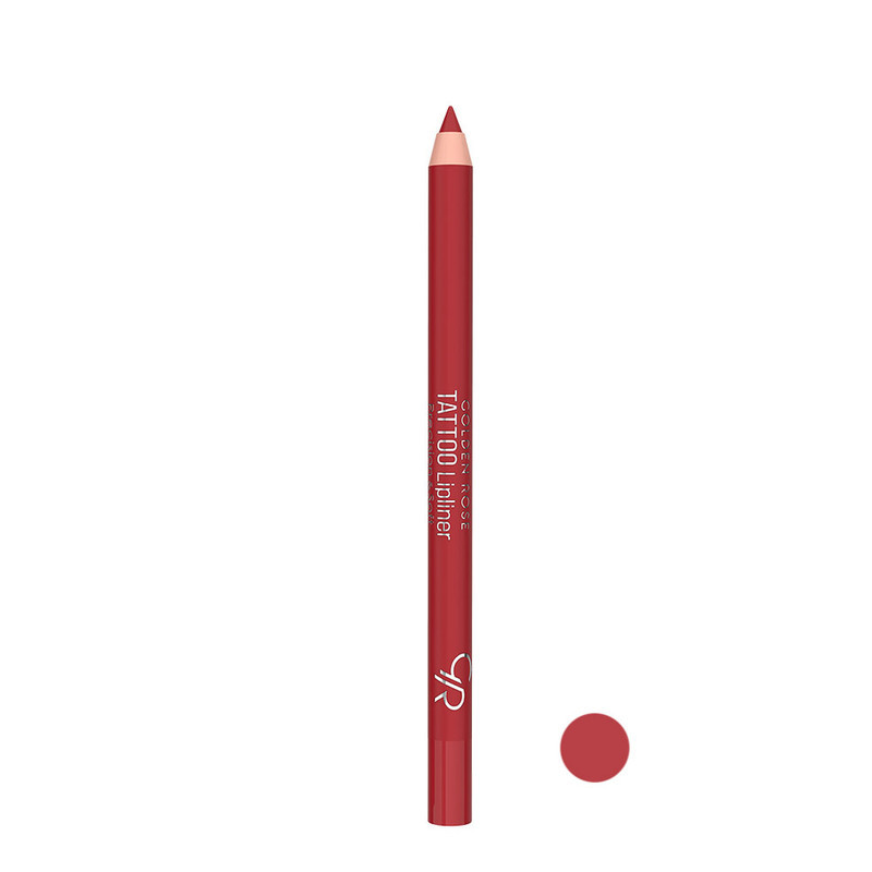 مداد لب گلدن رز مدل TATTOO SOFT شماره 214 رنگ قرمز