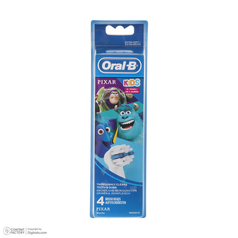 سری یدک مسواک برقی اورال-بی مدل PIXAR