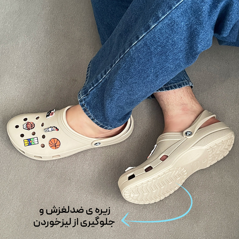 صندل مردانه کراکس مدل کلاسیک Basket کد 101-BE