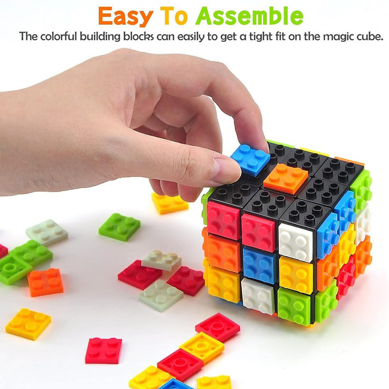 مکعب روبیک فنکسین مدل لگویی 3×3 FanXin 3×3 Lego