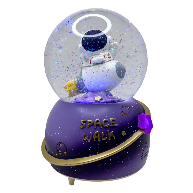 گوی موزیکال مدل آدم فضایی طرح SPACE WALK کد B401