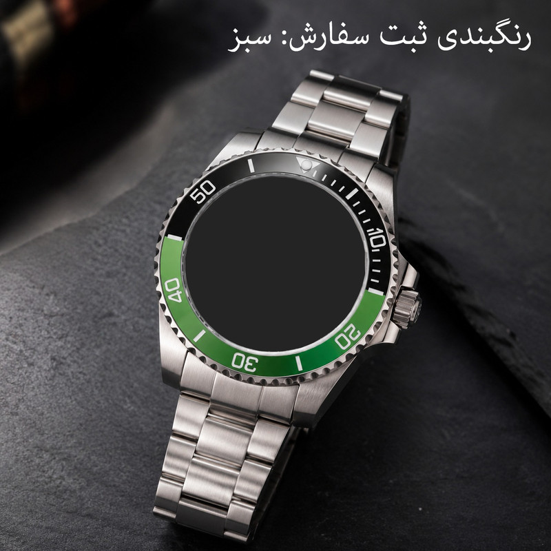 ساعت هوشمند 49 میلی متری اسکمی مدل BX 51 با بند فلزی