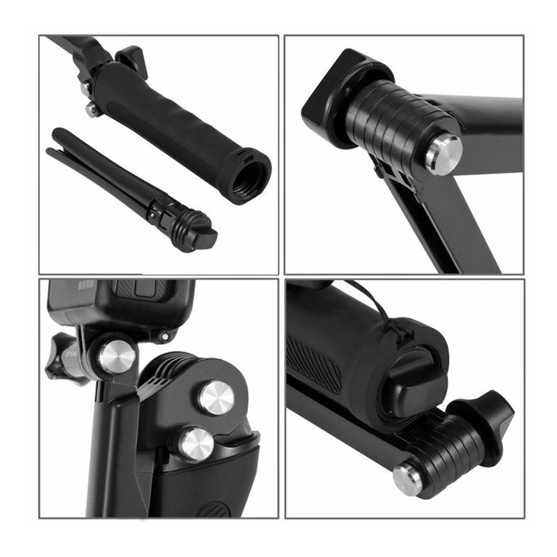 پایه نگهدارنده پلوز مدل 3Way Grip Foldable مناسب برای دوربین ورزشی