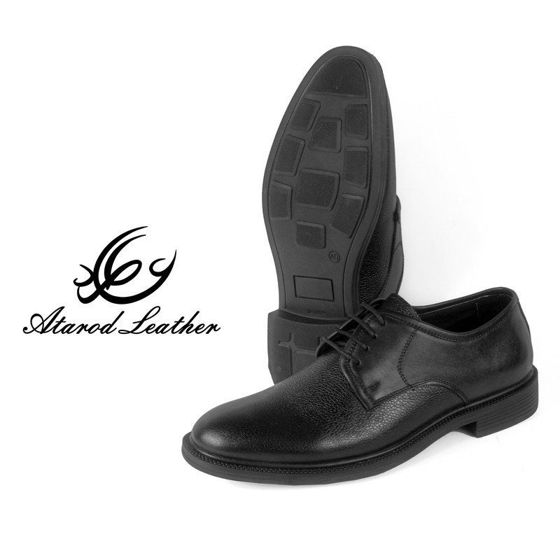 کفش مردانه چرم عطارد مدل چرم طبیعی کد SH194