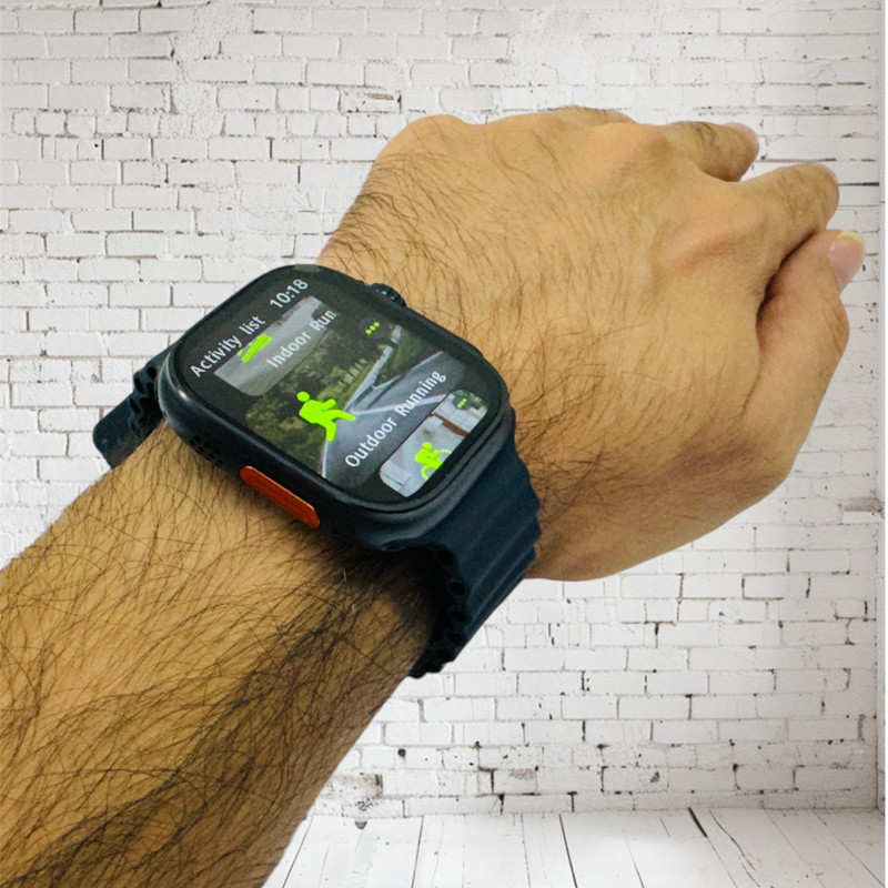 ساعت هوشمند 49 میلی متری میکروویر مدل W69-Watch Ultra بند سیلیکونی