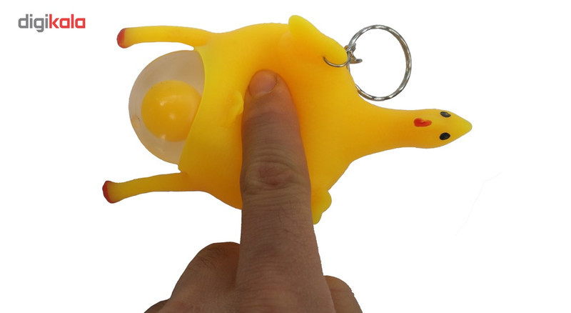 مرغ تخم گذار ضد استرس مدل Chicken Squishy