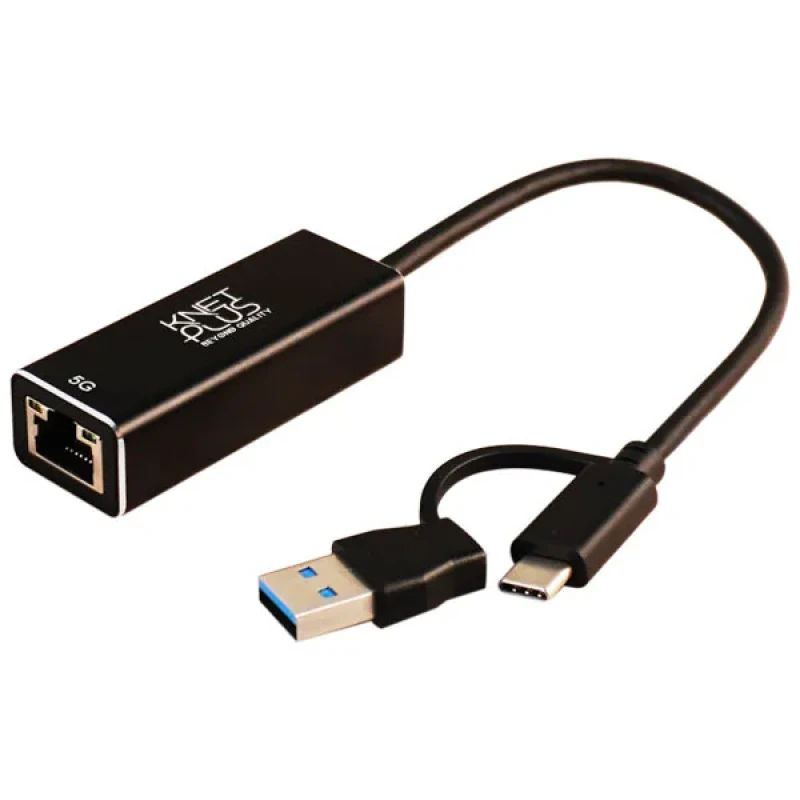 مبدل USB-C به LAN کی نت پلاس مدل KP-LA05