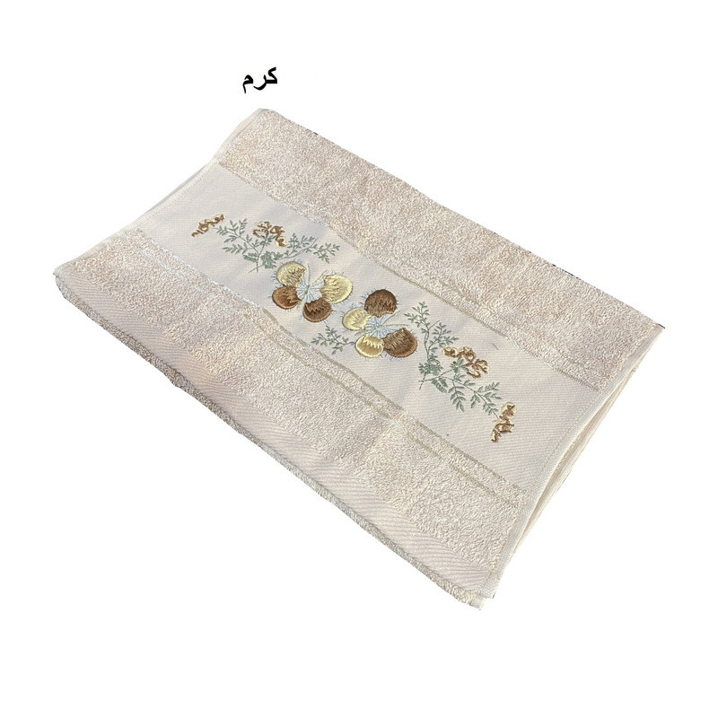 حوله دستی ماندگار مدل GOL119 سایز 40x75 سانتی متر