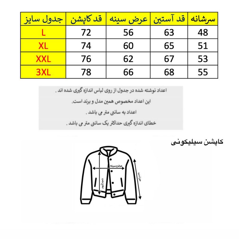 کاپشن مردانه مدل داخل خز