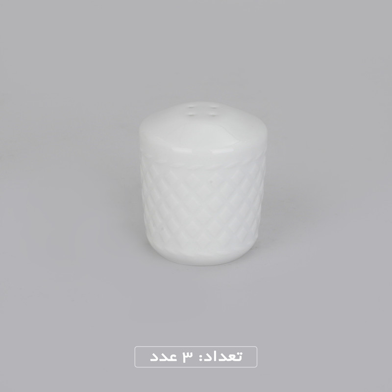 سرویس غذاخوری 102 پارچه چینی زرین ایران سری رادیانس مدل White درجه یک