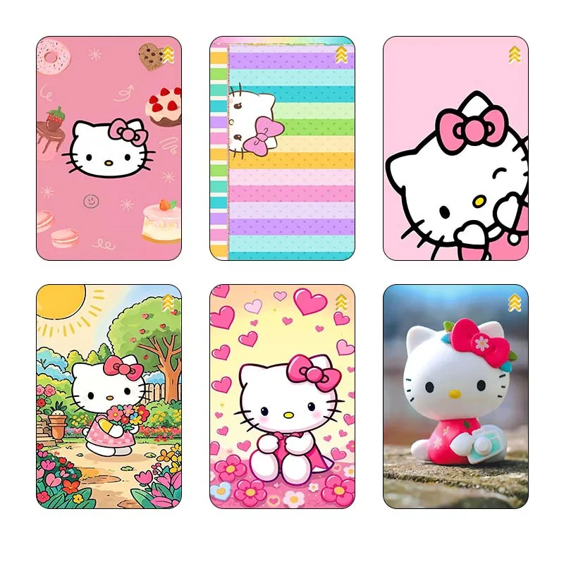 استيکر کارت کارنيکا طرح هلو کیتی hello kitty کد 75073 مجموعه 6 عددی